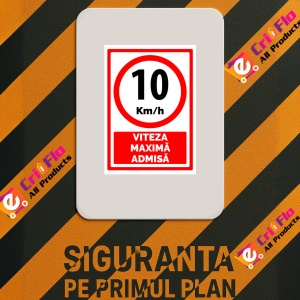 Indicator Semn pentru 3 metri inaltime maxima admisa, Sticker autocolant - Img 3