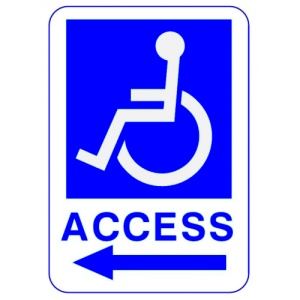 Indicator Semn pentru acces parcare, Sticker autocolant