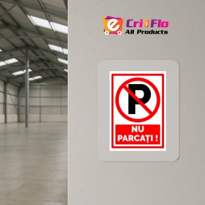 Indicator Semn pentru interzicere nu parcati, Sticker autocolant - Img 4