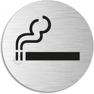 Indicator Semn pentru loc de fumat, Sticker autocolant