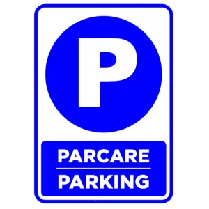 Indicator Semn pentru parcare parking, Sticker autocolant