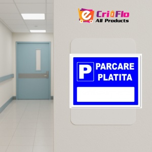Indicator Semn pentru parcarea platita, Sticker autocolant - Img 5