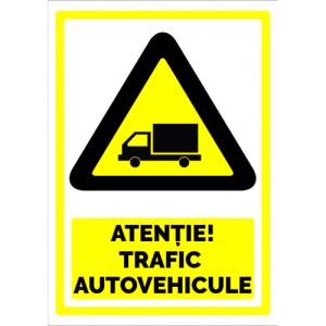 Indicator Semn pentru trafic autovehicule, Sticker autocolant
