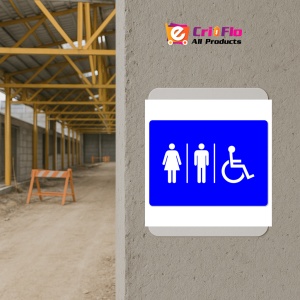 Indicator Semn universal pentru toalete, Sticker autocolant - Img 5