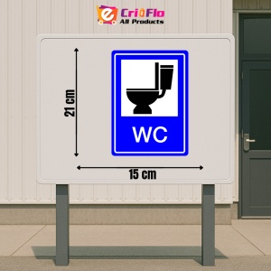 Indicator Semn wc v1, Sticker autocolant - Img 2