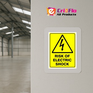 Indicator Sign risk of electric shock, Sticker autocolant - Img 4
