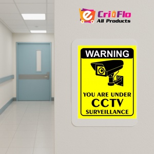 Indicator Sign warning you are under cctv surveillance, Sticker autocolant - Img 5