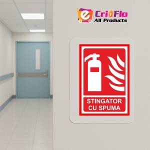 Indicator Stingator cu spuma, Sticker autocolant - Img 5