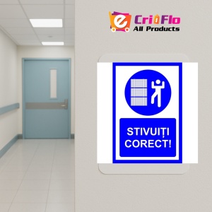 Indicator Stivuiti corect, Sticker autocolant - Img 5