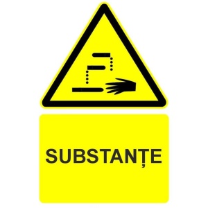Indicator Substante indicator de avertizare, Sticker autocolant