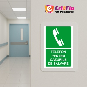 Indicator Telefon pentru cazurile de salvare v1, Sticker autocolant - Img 5