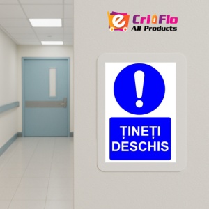 Indicator Tineti deschis indicator de obligativitate, Sticker autocolant - Img 5