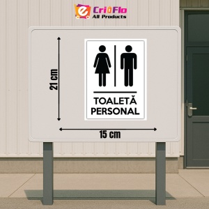 Indicator Toaleta personal, Sticker autocolant - Img 2