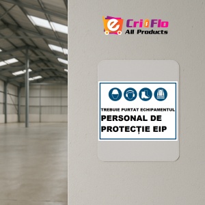 Indicator Trebuie purtat echipamentul personal de protectie EIP, Sticker autocolant - Img 4