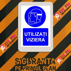 Indicator Utilizati viziera indicator de obligativitate, Sticker autocolant - Img 3