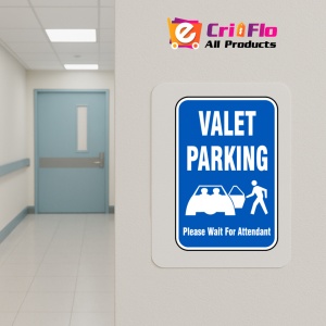Indicator Valet Parking Wait For Attendant Sign, Sticker autocolant - Img 5