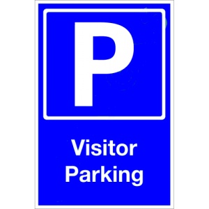 Indicator Visitor parking, Sticker autocolant