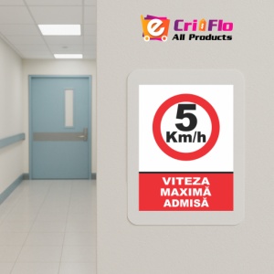 Indicator Viteza maxima adminsa, Sticker autocolant - Img 5