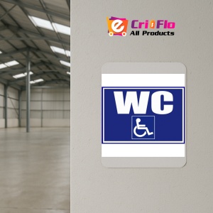 Indicator Wc pentru persoana cu handicap, Sticker autocolant - Img 4