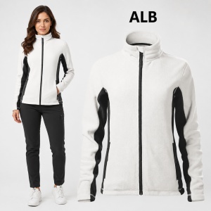 Jacheta Bluza Fleece Dama cu Fermoar Malfini, 220 g/m², Antipilling, Croiala Cambrata, XS-3XL, 9 Culori - Img 11