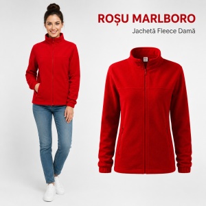 Jachetă Fleece Damă Tip Bluză Hanorac cu Fermoar, Călduroasă și Cambrată – Jacket 504 - Img 22