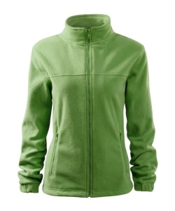 Jacheta polar dama de culoare verde deschis