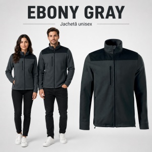 Jachetă Polar Fleece Unisex Damă Bărbat Călduroasă cu Buzunar la Piept și Fermoar – Malfini Rimeck Effect 530, 360 g/m² - Img 15