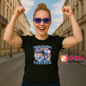 Meme Italian ** Tricou Tralalero Tralala Copii | Dama | Barbat - Img 12