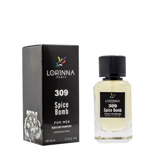 Parfum Lorinna Spice Bomb, no.309, apa de parfum, de barbat, 50 ml, inspirat din Viktor Rolf Spice Bomb
