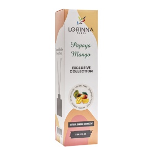 Parfum Odorizant de camera Lorinna Paris Papaya Mango 110 ml aroma fructata - Img 3