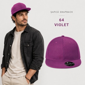 Șapcă Bărbat Unisex tip Snapback cu Cozoroc Drept, Reglabilă – RAP 6P 302 - Img 17