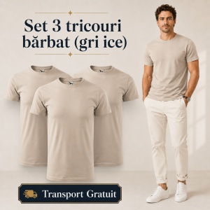 Set 3 Tricouri Bărbat Malfini, 100% Bumbac, 160 g/m², 48 Nuanțe, Mărimi XS–5XL, Transport Gratuit - Img 27