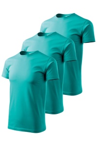 Set 3 tricouri de culoare verde smarald