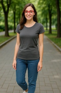 Set 3 tricouri Dama Bumbac Simplu Casual Elegant lejer, tricou decoltat femeie, Dama - Img 70