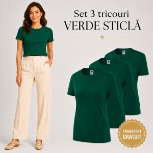 Set 3 tricouri dama - diverse culori pentru femei - Img 28