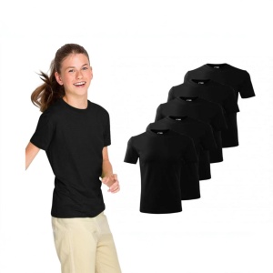 Set 5 tricouri copii negre - P72