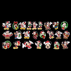 Set de 15 stickere Mickey pentru sarbatori - Img 4