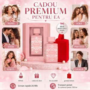 Set parfum Lattafa Badee Al Oud Noble Blush 100ml, parfum Arabesc, Femei, Gentuta cosmetice - Img 9