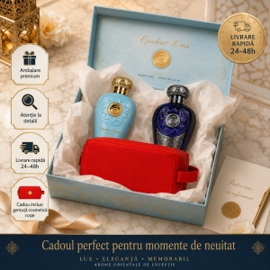 Set Parfumuri Lattafa Opulent Dubai & Opulent Blue Elixir, 2x 100 ml, Parfumuri Arabesti, Gentuta Cosmetice - Img 2