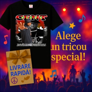 Tricou 50 Cent - Stop Pose, muzica Hip-Hop / Rap, Dama | Barbat | Copii, Culoare Negru - Img 7