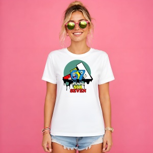 Tricou 67 Six Secven Stil Urban Logo Street Art, din bumbac 100% Copii | Dama | Barbat - Img 3