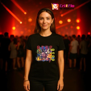 Tricou A$AP Rocky - Graffiti Style, muzica Hip-Hop / Rap, Dama | Barbat | Copii, Culoare Negru - Img 12