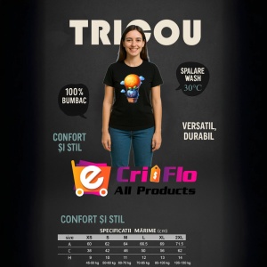 Tricou Afine amuzant de vara in balonul cu aer, Fructe, Copii | Dama, culoare negru - Img 13