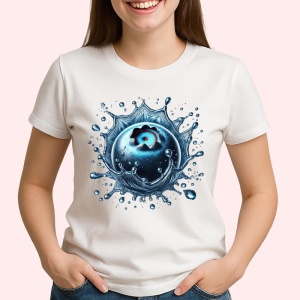 Tricou Afine in valuri albastre, Fructe, Copii | Dama - Img 2