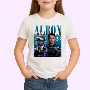 Tricou Alex Albon Portret Si Masina Red Bull Formula 1, Copii | Dama | Barbat - Img 3