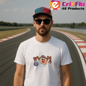 Tricou Alfa Romeo Tazz Astepta Tornata Vijelia | Unisex Dama si Barbat - Img 2
