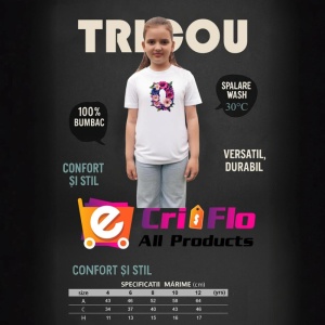 Tricou Alfabet Litera O , Alb, Unisex Dama si Barbat | Copii - Img 6
