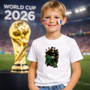 Tricou Alisson Becker Brazil World Cup Fifa 2026 V2, din bumbac 100%, tricou alb, Copii | Dama | Barbat - Img 5