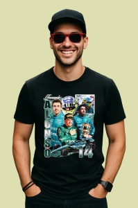 Tricou Alonso Imagine Colaj Echipa Aston Martin Formula 1, Copii | Dama | Barbat - Img 4
