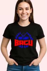 Tricou am luat bacul felicitari pentru reusita la examen, Copii | Dama | Barbat , tricou negru